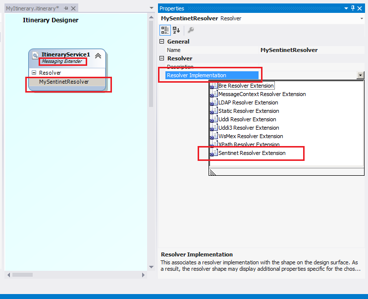 Sentinet Resolver Extension